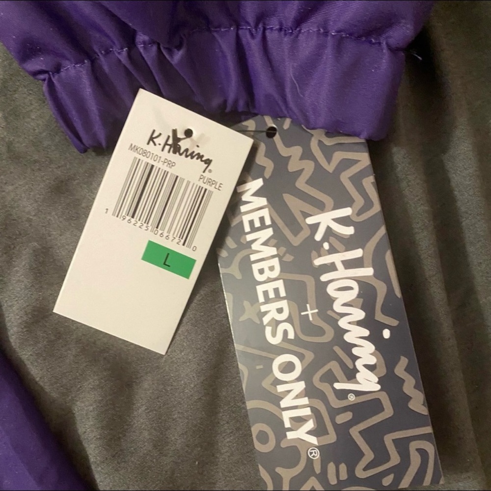 KEITH HARING X MEMBERS ONLY WINDBREAKER - Picture 7 of 9
